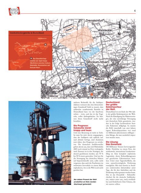 Sichere Energie: Wichtiger denn je. - RAG Deutsche Steinkohle