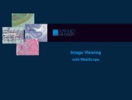 Image Viewing with WebScope - School of Medical Sciences