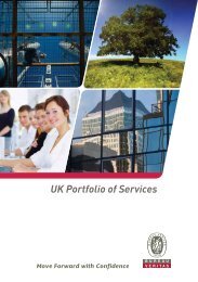 UK Portfolio of Services - Bureau Veritas