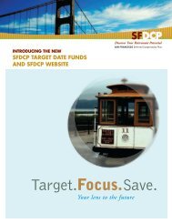 introducing the new sfdcp target date funds and sfdcp website