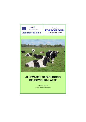 Allevamiento biologico dei bovini da latte - Projects - Ifes