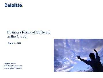 Deloitte's Cloud Computing Risk Intelligence Map - Build Security In