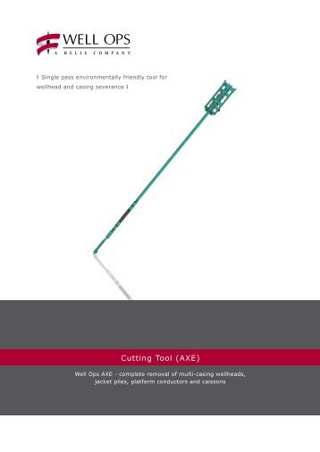 Cutting Tool (AXE) - Helix Energy Solutions