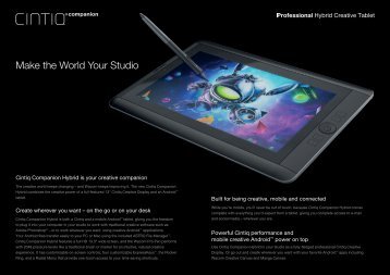 Factsheet Cintiq Companion Hybrid