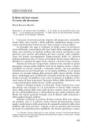 Il diritto dei beni comuni. Un invito alla discussione, in Rivista critica ...