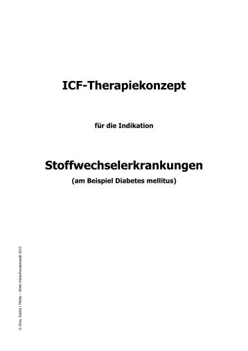 ICF-Therapiekonzept Stoffwechsel Diabetes - Klinik ...