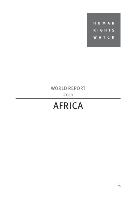 World Report 2011 - Human Rights Watch