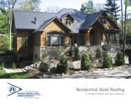 Residential Steel Roofing - Agway Metals Inc