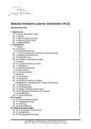 Statuten Verband Luzerner Gemeinden (VLG)