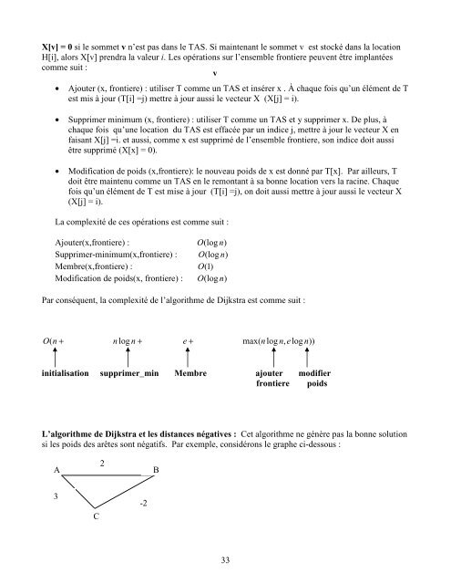 Chapitre 5 Les graphes et leurs algorithmes - UQAC