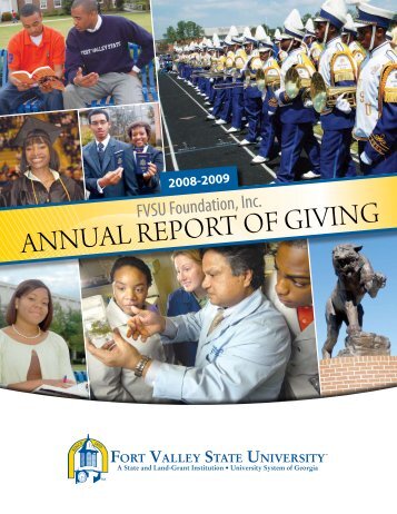 2010 Annual Report of Giving - Fort Valley State University