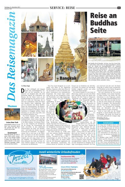 Reise an Buddhas Seite - Recklinghaeuser Zeitung