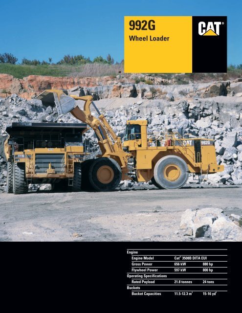 Specalog For 992g Wheel Loader Aehq5526 02