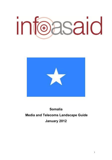 media landscape guide about Somalia - Internews