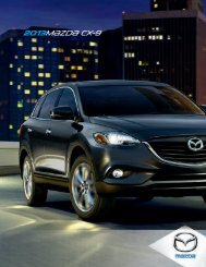 2013 Mazda CX-9 Brochure - VIN Solutions