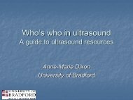 Who's who in ultrasound - British Medical Ultrasound Society