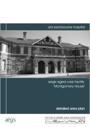 detailed area plan montgomery house aged care ... - City of Nedlands