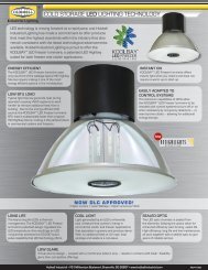 COLD STORAGE LED LIGHTING TECHNOLOGY - Hubbell ...