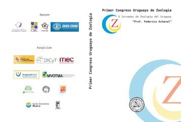 Primer Congreso Uruguayo de Zoología - Sociedad Zoológica del ...