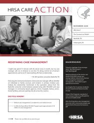 REDEFINING CASE MANAGEMENT - HRSA HIV/AIDS Programs