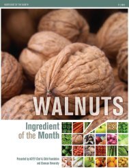 Walnuts - American Culinary Federation