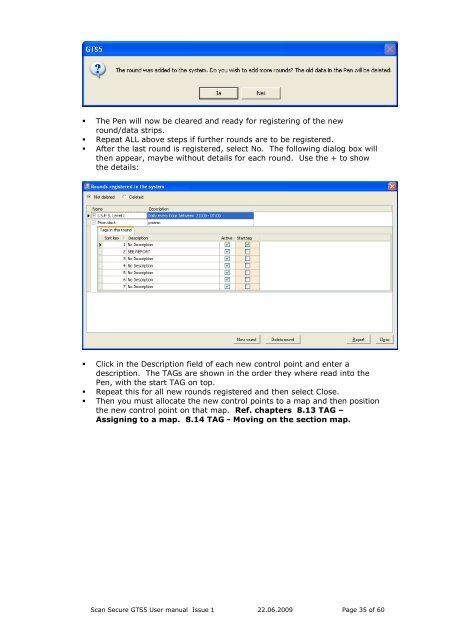 Scan Secure GTS Software user manual 1 - Scan Secure AS