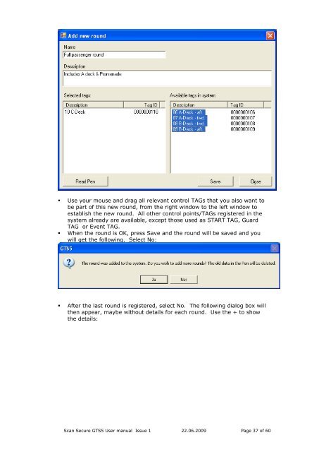 Scan Secure GTS Software user manual 1 - Scan Secure AS