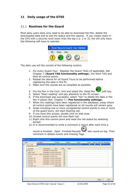 Scan Secure GTS Software user manual 1 - Scan Secure AS