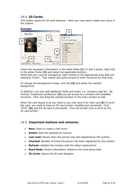 Scan Secure GTS Software user manual 1 - Scan Secure AS