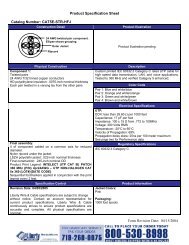 Product Specification Sheet Catalog Number: CAT5E ... - Liberty Cable