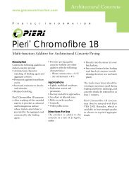 E Pieri Chromofibre 1B - Building materials and specialty ...