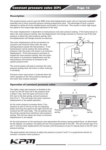 Constant Pressure Valve (CP) - HANSA-TMP