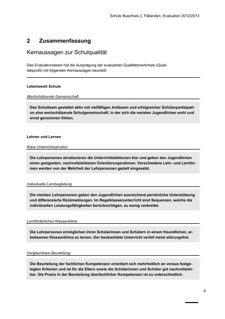 Schule Buechwis2 - Schule FÃ¤llanden