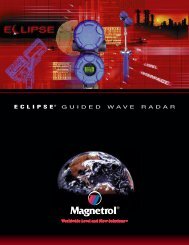 EclipseÂ® Model 705 - Technical Brochure - Magnetrol International