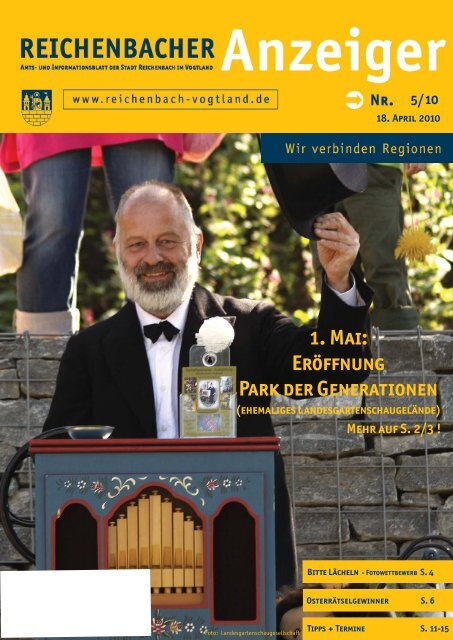 1. Mai Eröffnung Park der Generationen Reichenbach