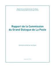 Rapport de la Commission du Grand Dialogue de La Poste