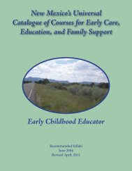New Mexico's Universal Catalogue of Courses ... - New Mexico Kids
