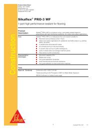 Sikaflex PRO-3 WF - North West Sealants