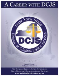 About DCJS - Division of Criminal Justice Services - New York State