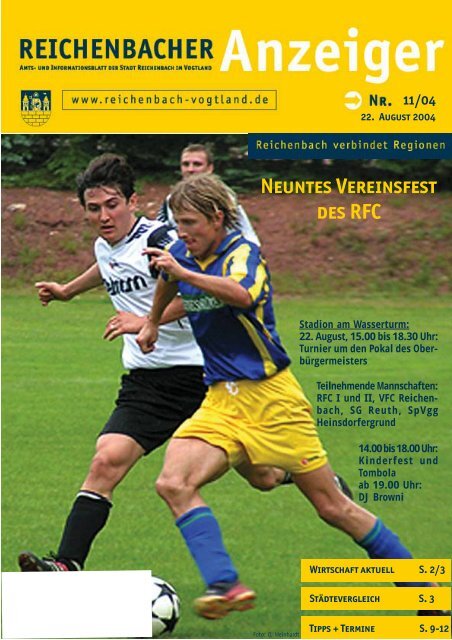 Neuntes Vereinsfest des RFC - Reichenbach