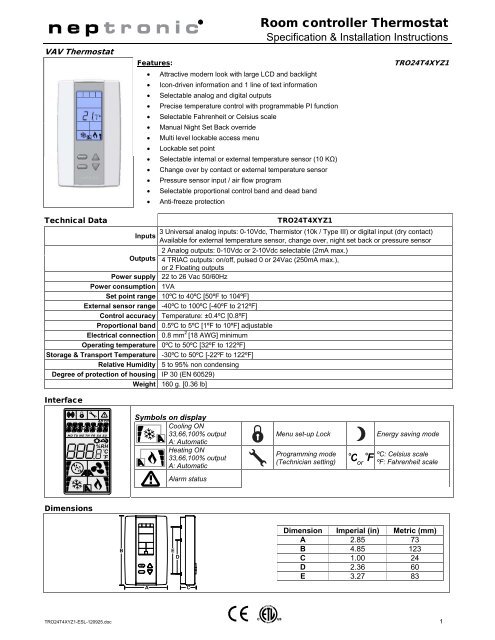 TRO24T4XYZ1 - Neptronic