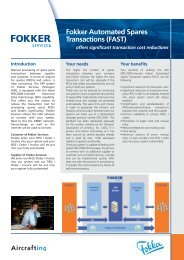 Fokker Automated Spares Transactions (FAST) - Fokker Services