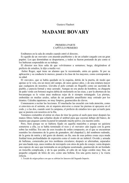 MADAME BOVARY - IDU