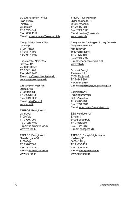 Energisparekatalog i landbruget - LandbrugsInfo