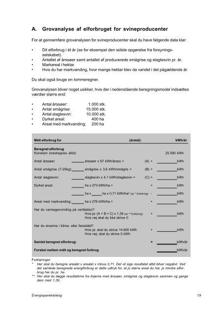 Energisparekatalog i landbruget - LandbrugsInfo