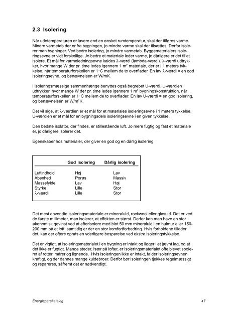 Energisparekatalog i landbruget - LandbrugsInfo