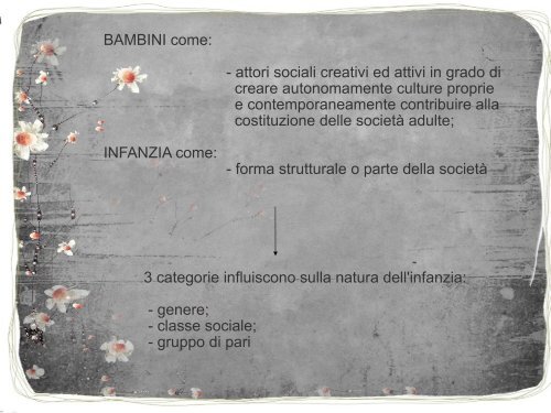 Le culture dei bambini