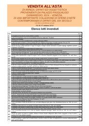 VENDITA ALL'ASTA - Eurantico