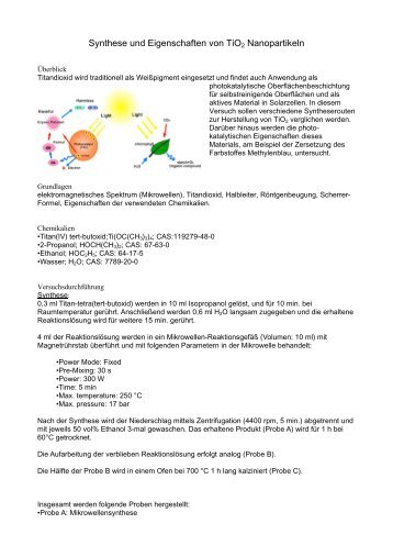 AC1 Metalloxid Nanopartikel