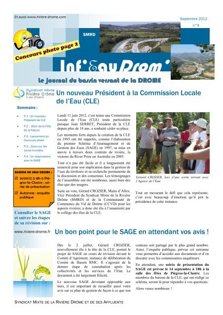 Les zones humides - Syndicat Mixte de la Rivière Drôme